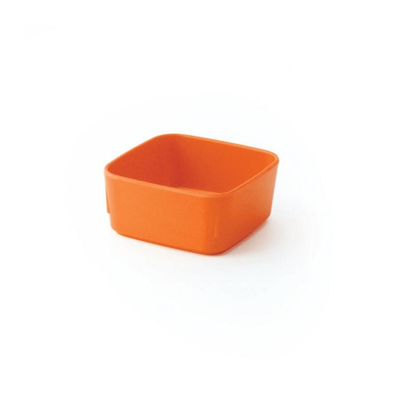 Mini ravier carré orange